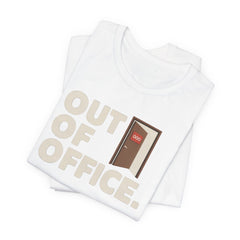 Out Of Office – Corporate Grind Tee, lifestyle mockup
