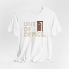Out Of Office – Corporate Grind Tee, lifestyle mockup
