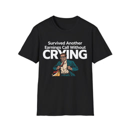 Black front view - Survived Another Earnings Call Without Crying (CG8069) [printify_variant:Black]